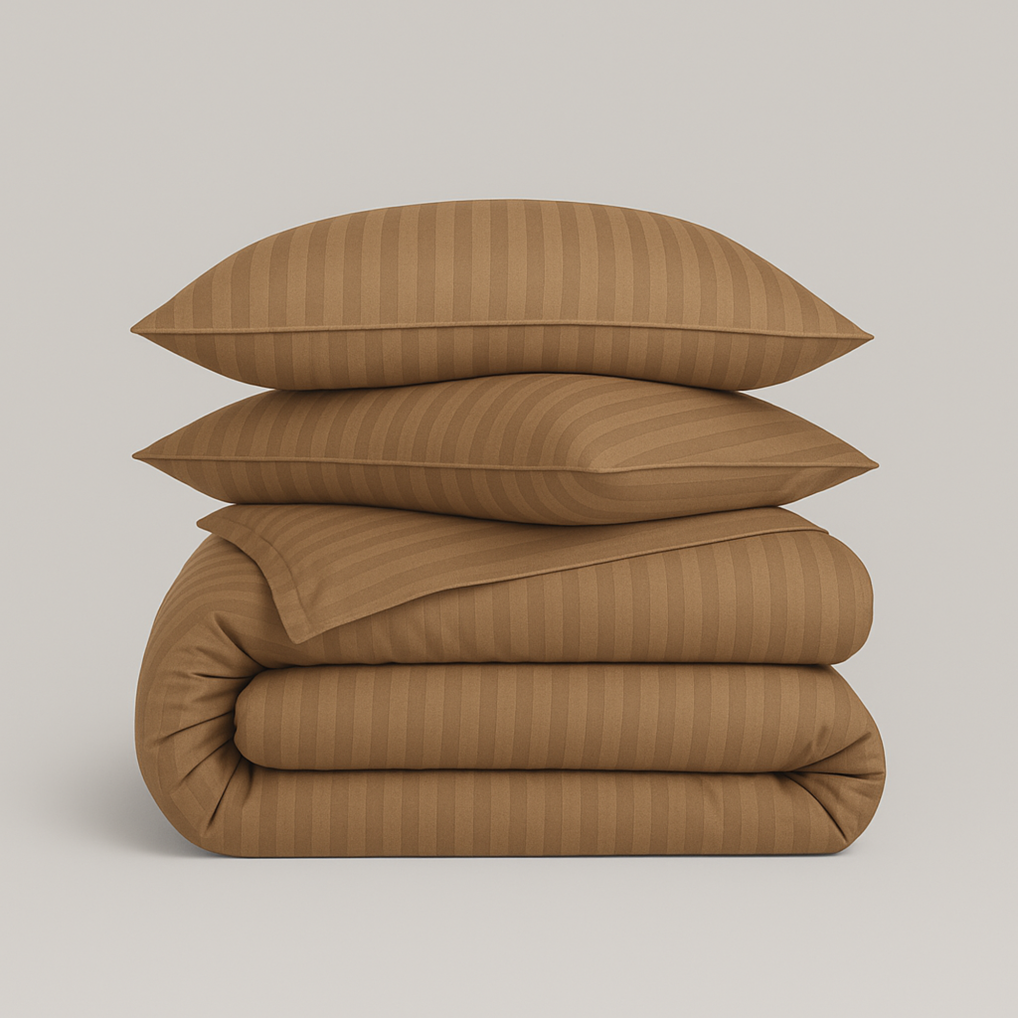 Damask Stripe Duvet Cover Set