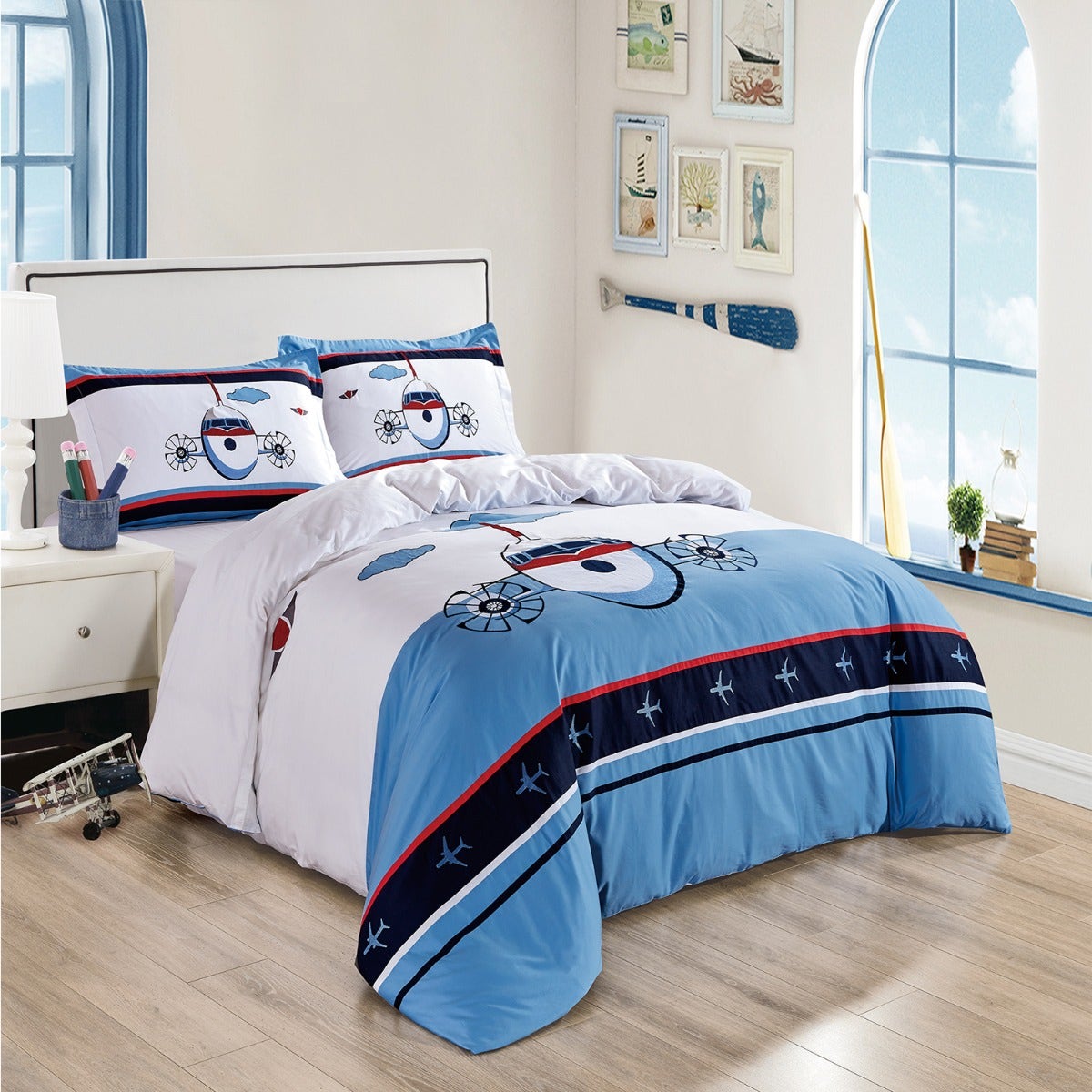 787 Embroidered Duvet Cover Set