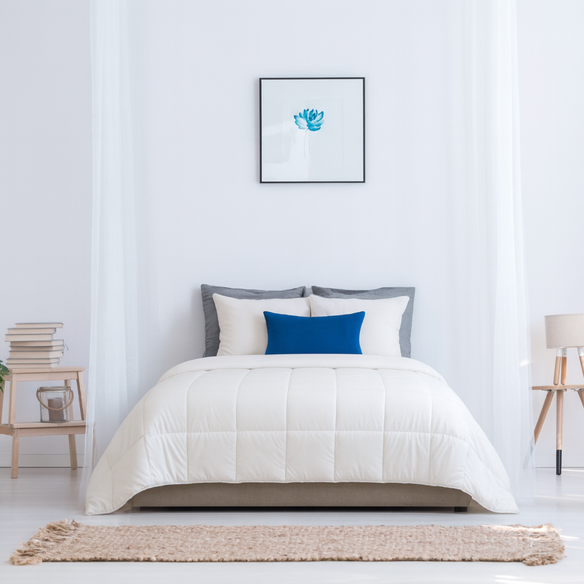 White Down & Feather Duvet