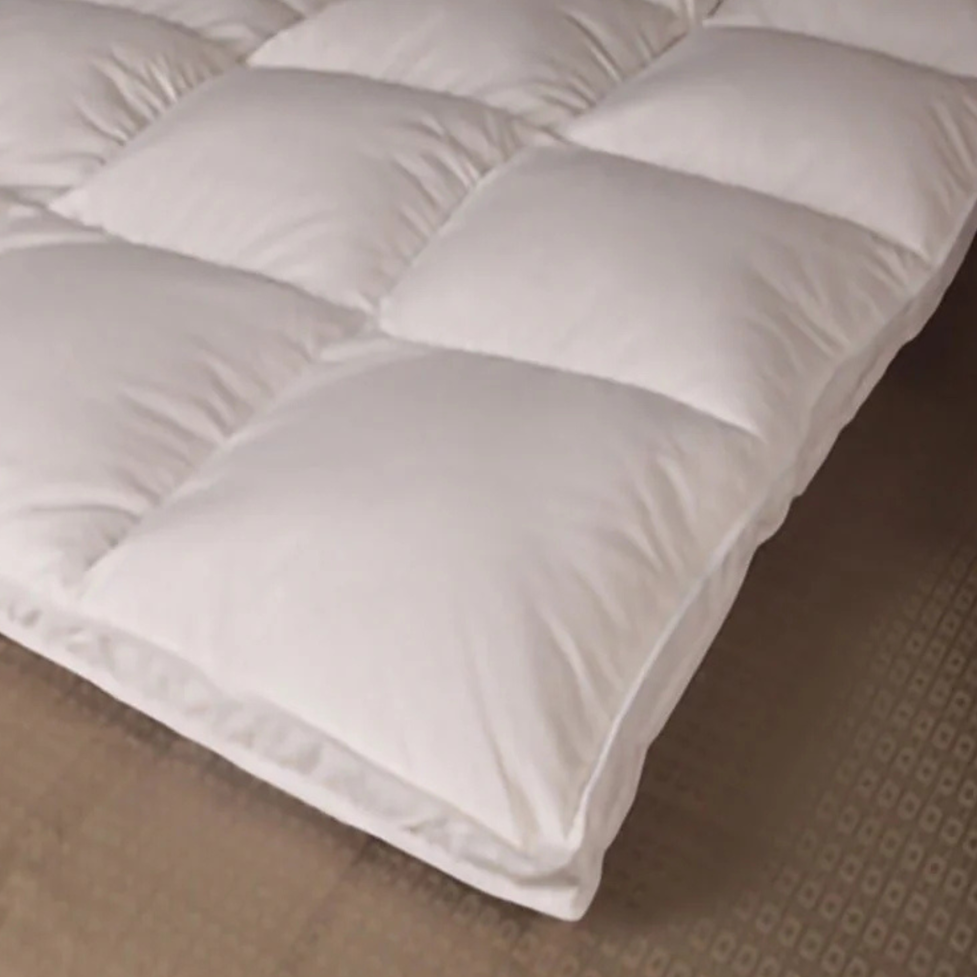 White Goose Down Top Featherbed