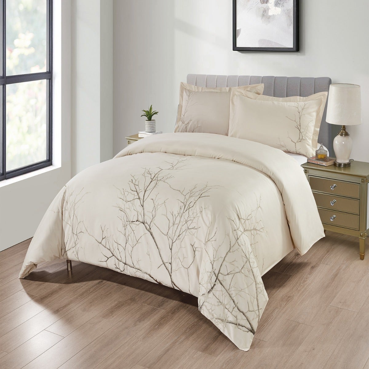 Algonquin Embroidered Duvet Cover Set