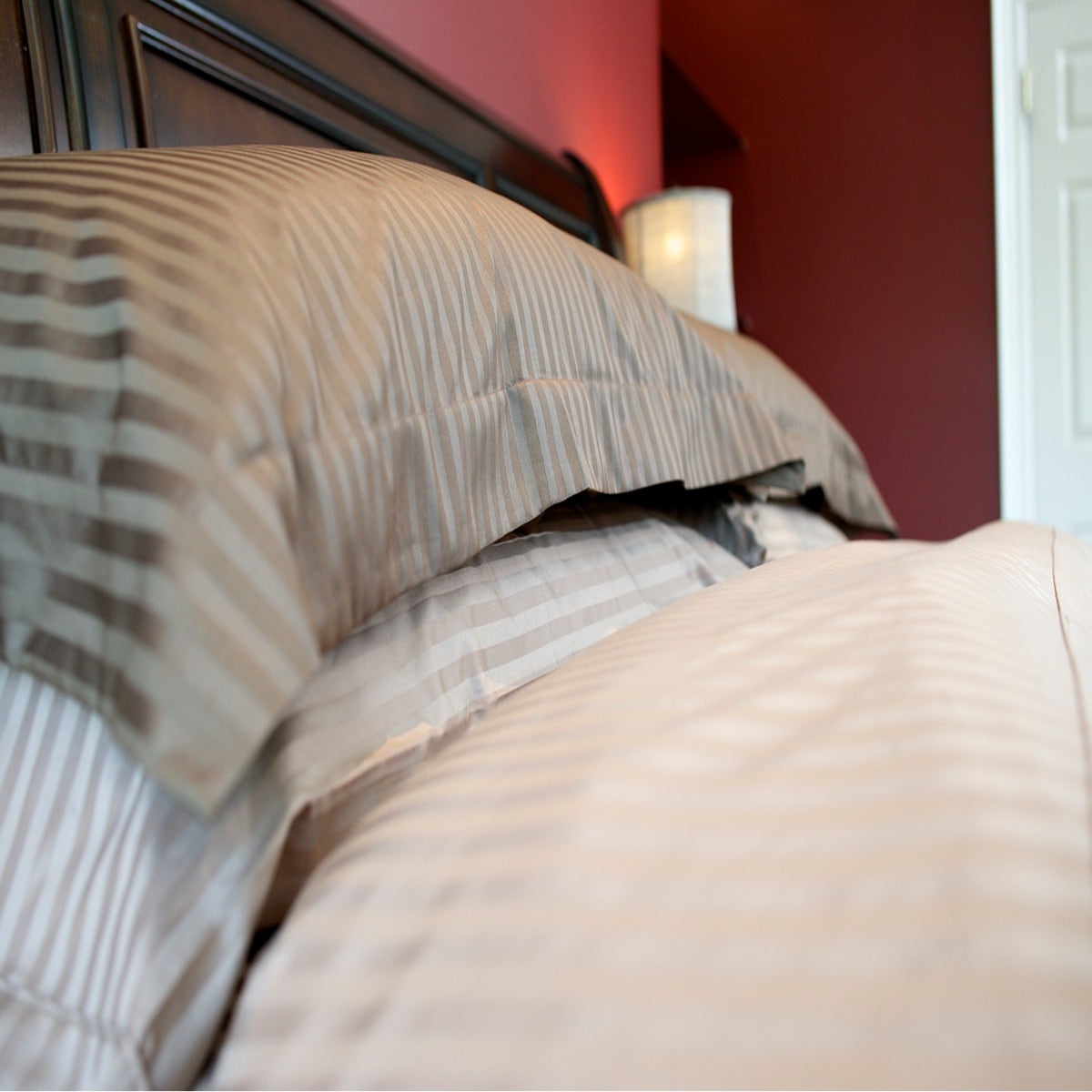 Maholi - Damask Stripe Pillowcases