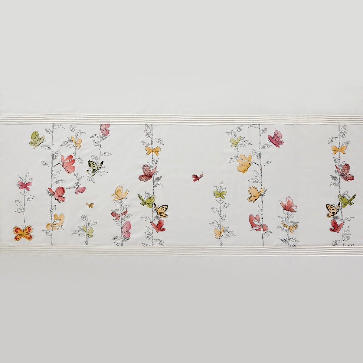 Spring Meadow Embroidered Duvet Cover Set