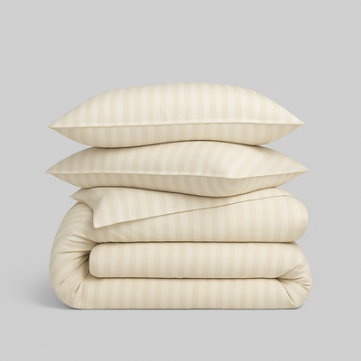 Bamboo Stripe Duvet Cover Set