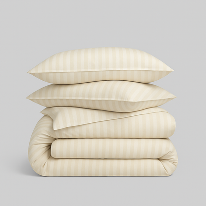 Bamboo Stripe Duvet Cover Set