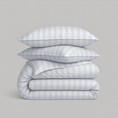 Bamboo Stripe Duvet Cover Set