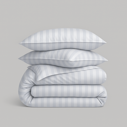 Bamboo Stripe Duvet Cover Set