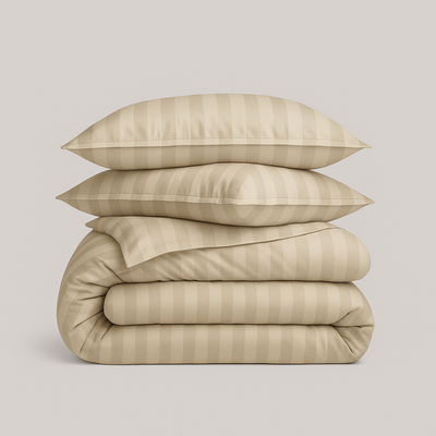 Bamboo Stripe Duvet Cover Set