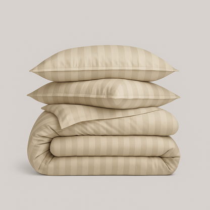 Bamboo Stripe Duvet Cover Set