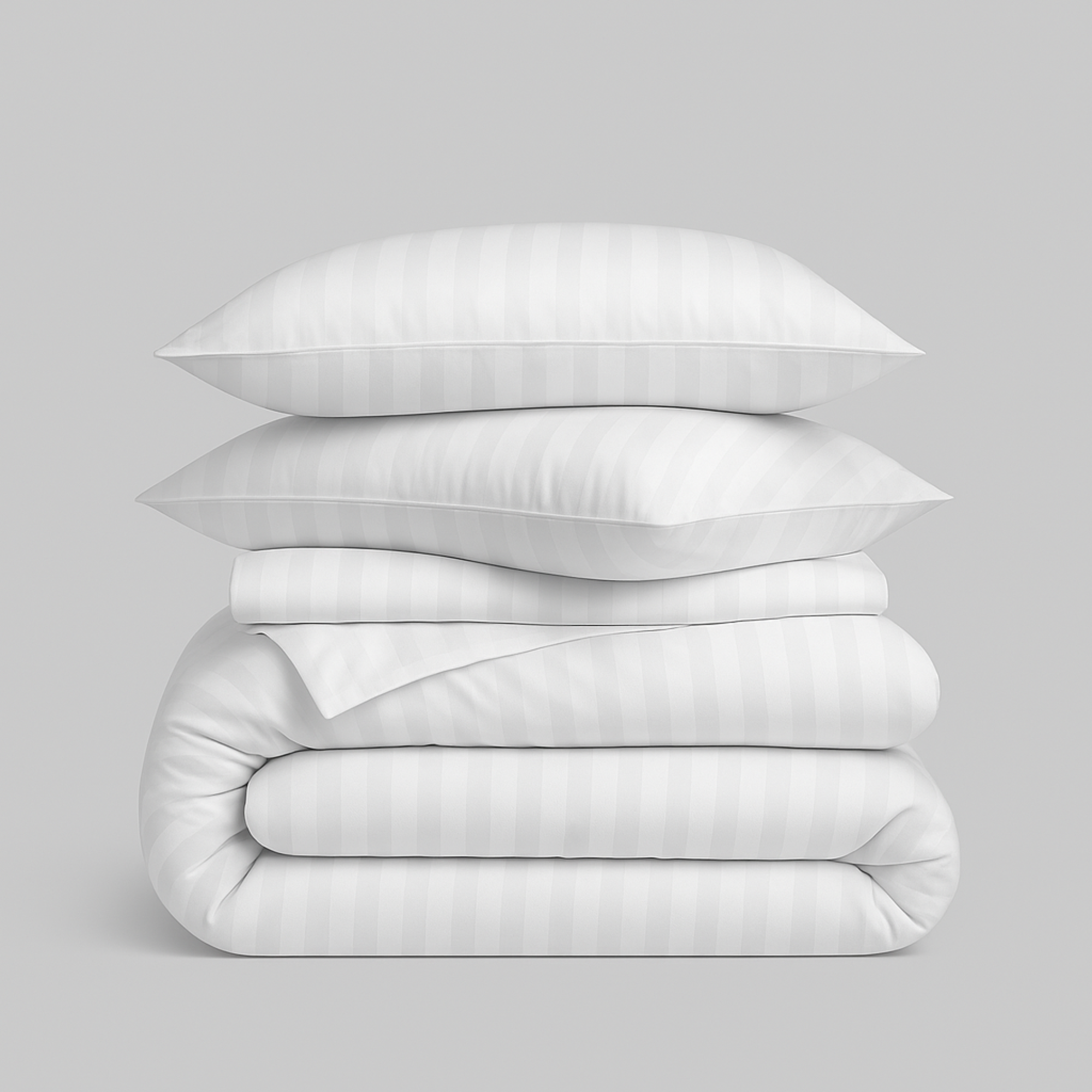 Bamboo Stripe Duvet Cover Set