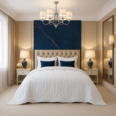 Bamboo Duvet on bed