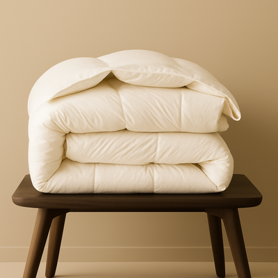 Canadian Hutterite White Goose Down Duvet