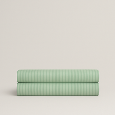 Damask Stripe Fitted Sheet