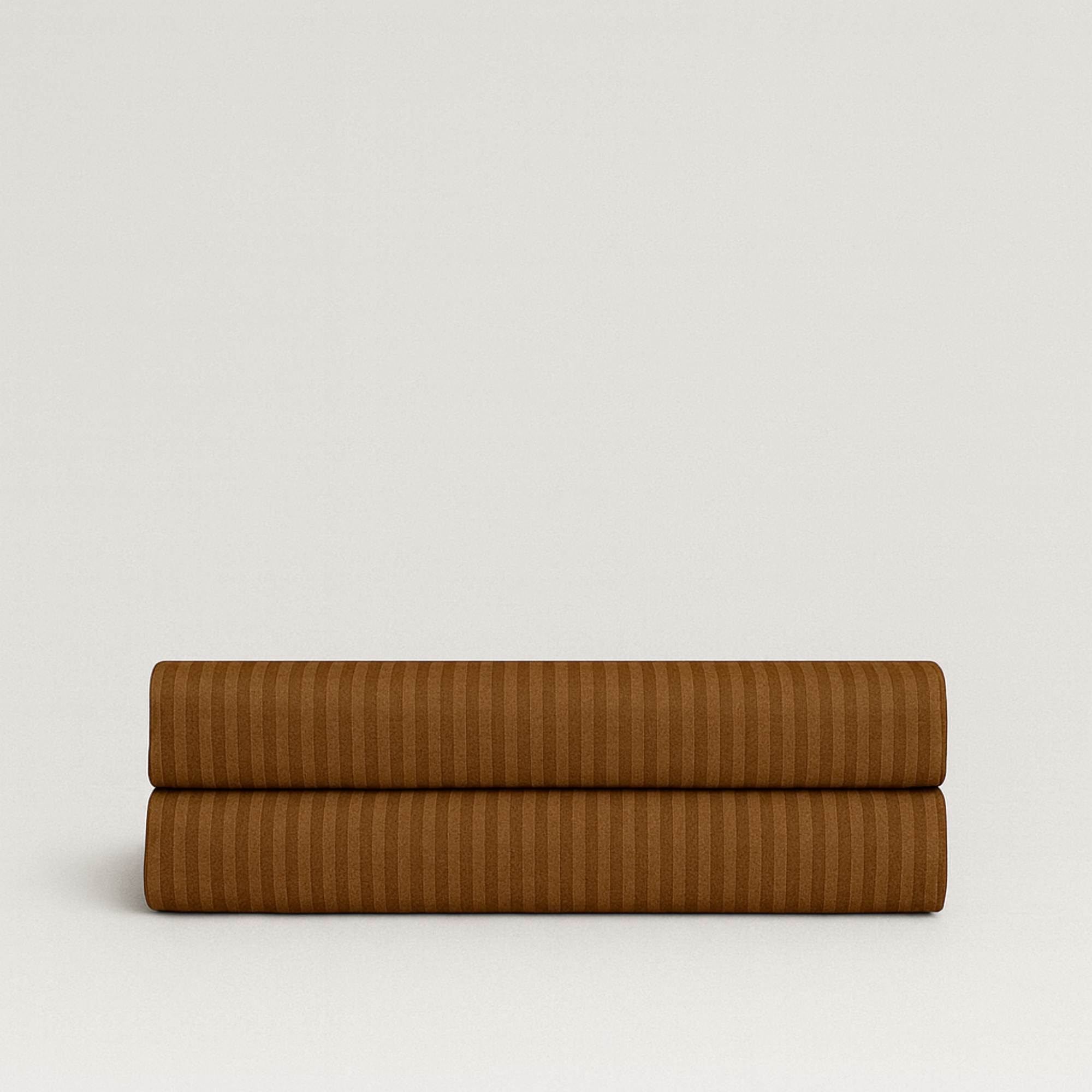Royal Elite - Damask Stripe Fitted Sheet Chocolate – Maholi Inc.