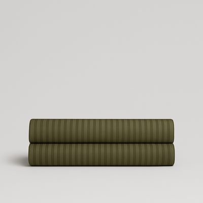 Damask Stripe Fitted Sheet