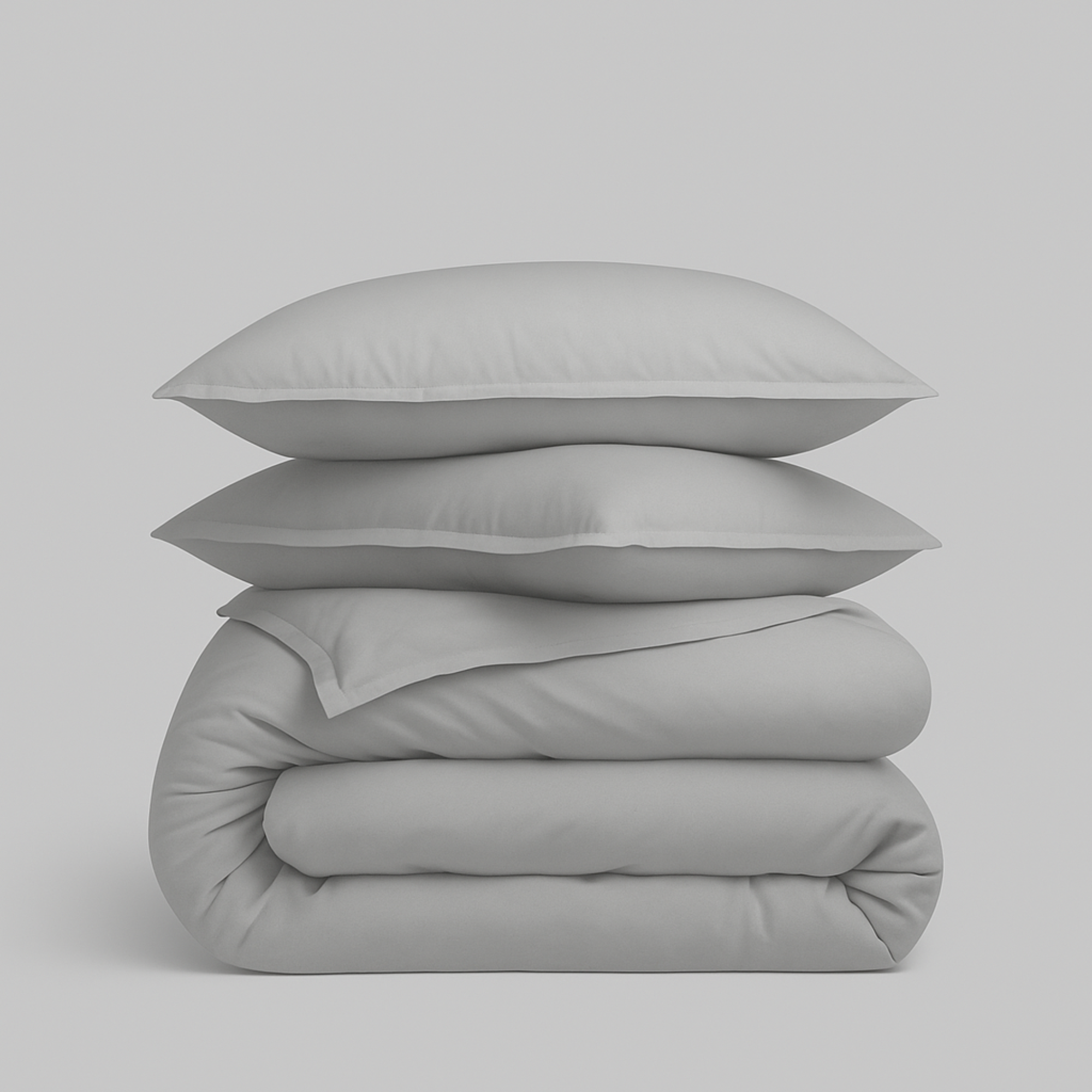 100% Organic Cotton Sateen Duvet Cover Set