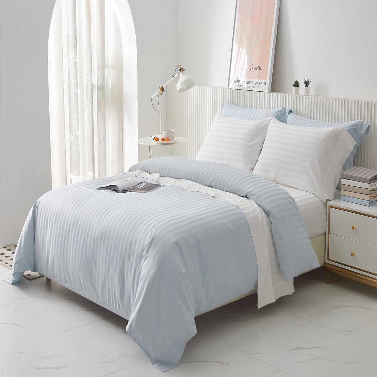 Maholi - Bamboo Stripe Sheet Set