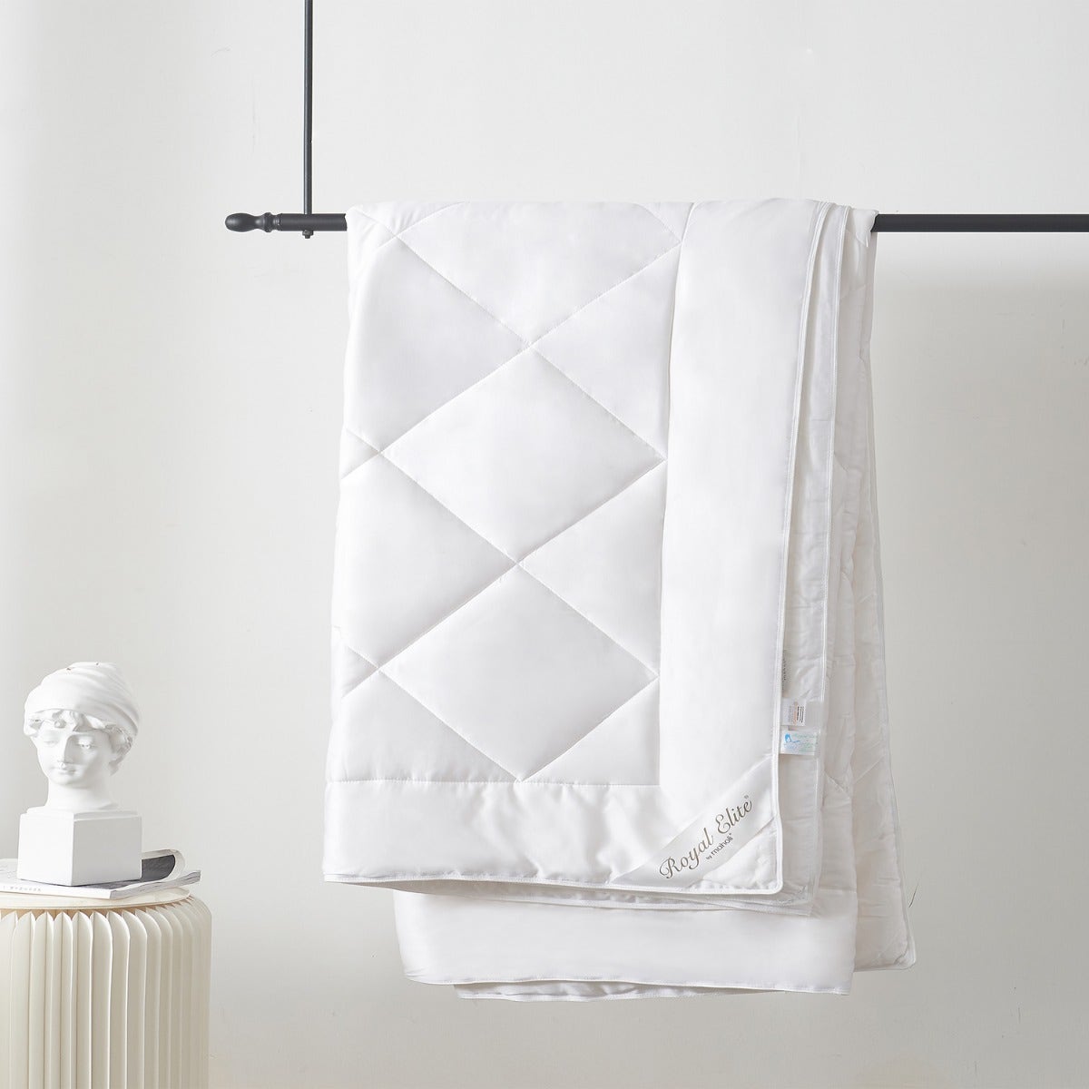 cooling bamboo viscose duvet hanging