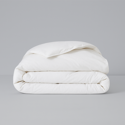 Royal Elite Feather Duvet made in Canada with a premium white cotton shell, all-season natural feather duvet offering breathable warmth and hotel-quality comfort.