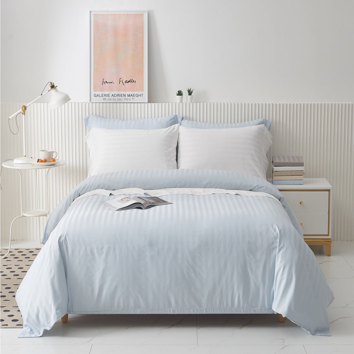 Maholi Bamboo Stripe Sheet Set